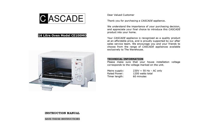 Cascade CE100MO User manual