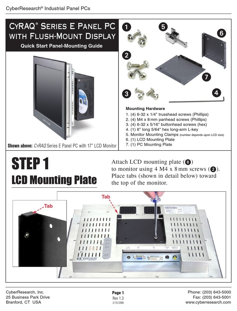 CyberResearch CyRAQ Series E quick start guide CyberResearch CyRAQ Series E quick start guide