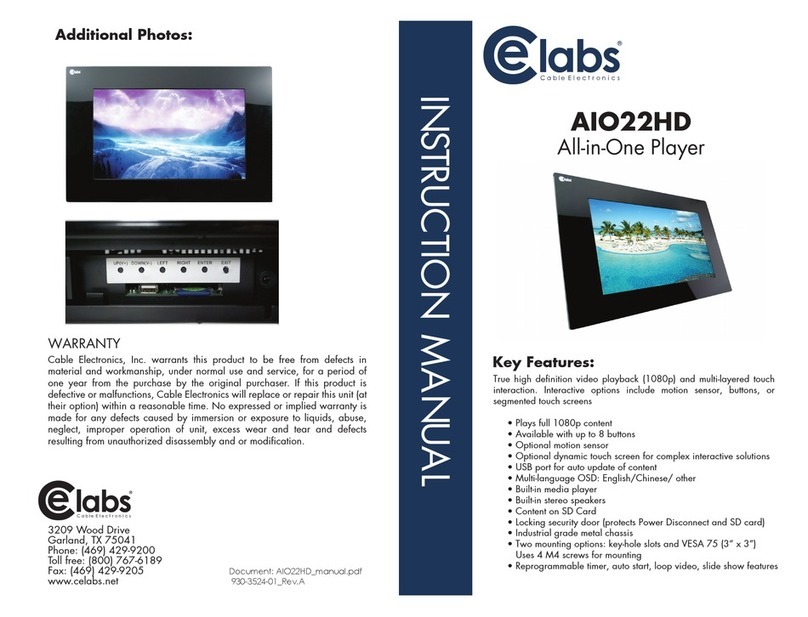 Celabs AIO22HD instruction manual