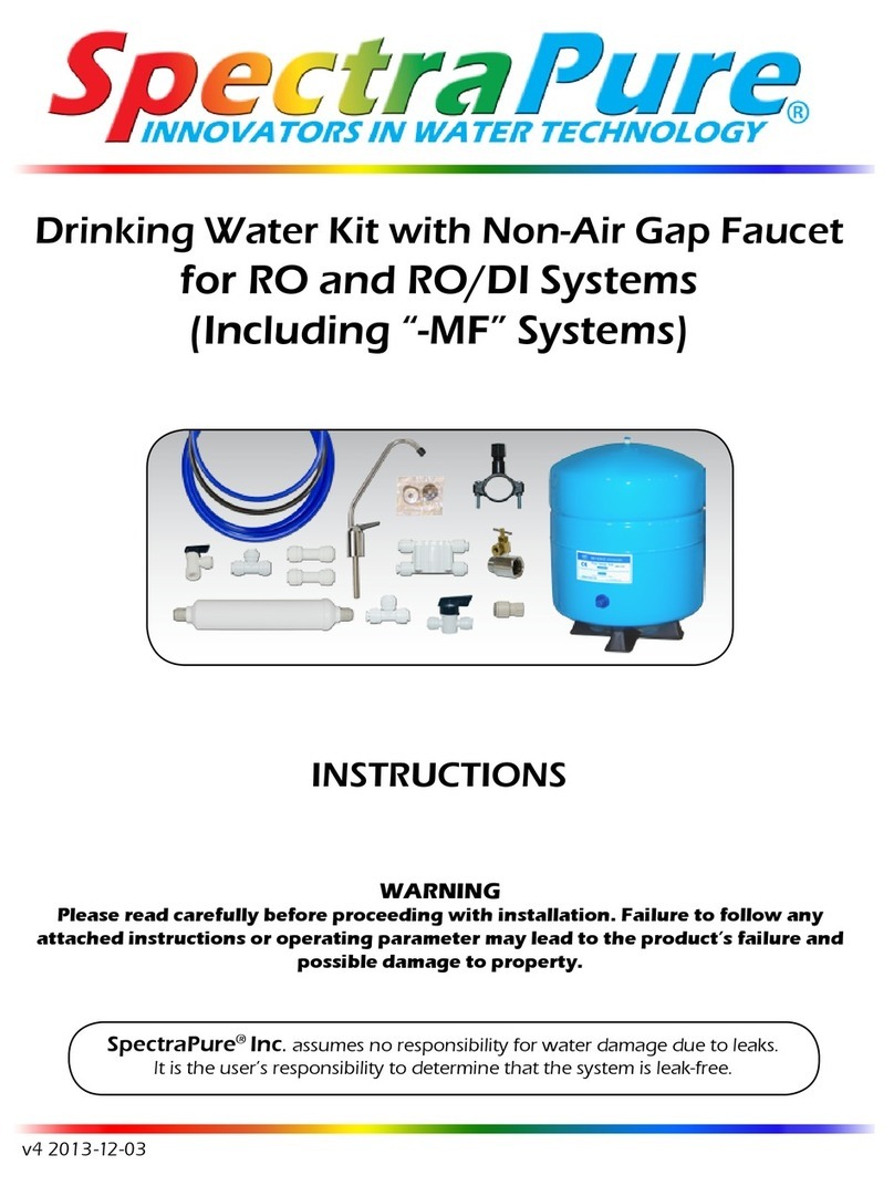 SpectraPure RO Systems instructions