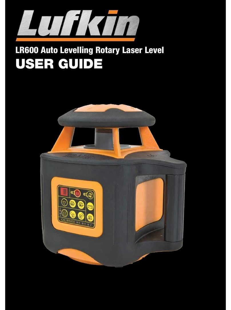 Lufkin LR600 User manual