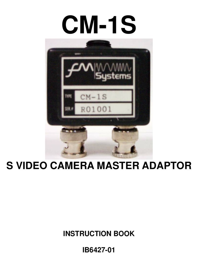FM Systems CM-1S Instruction book