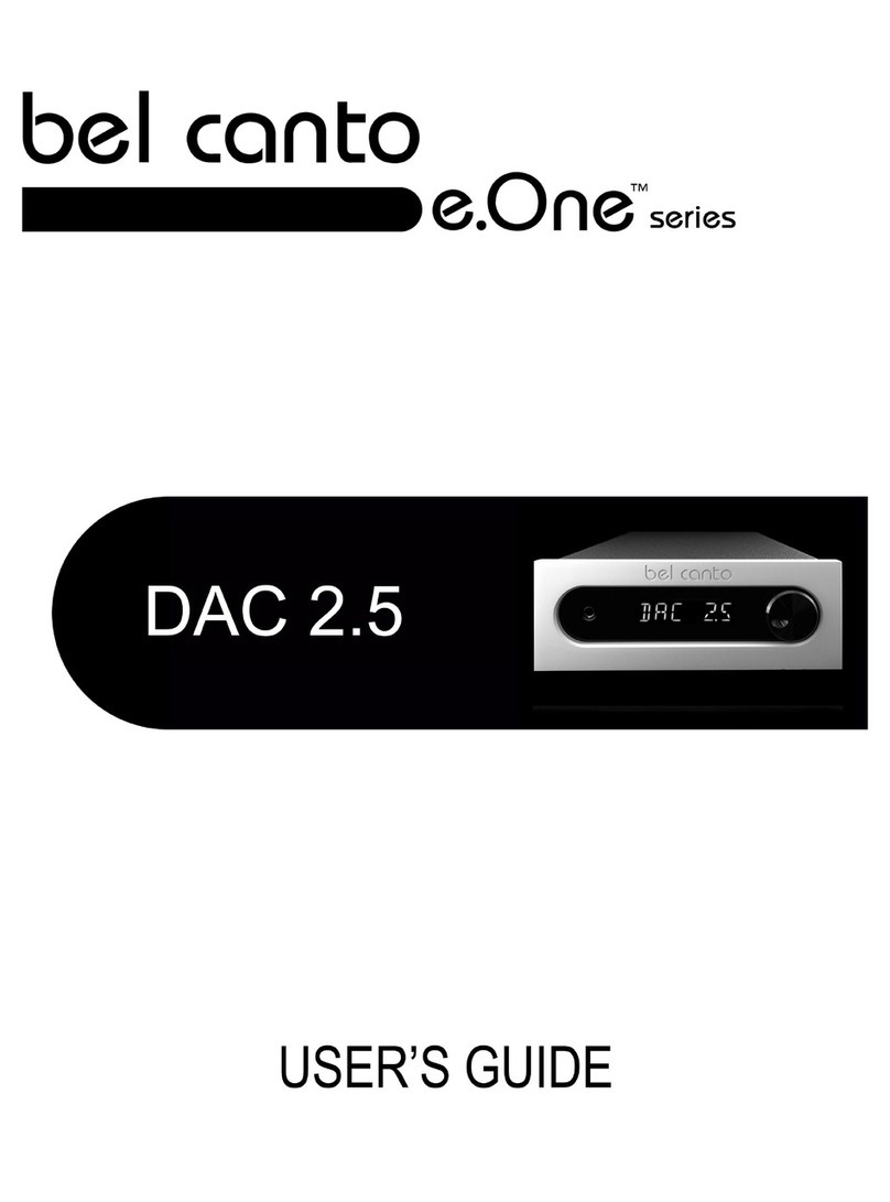 Bel Canto DAC 2.5 user guide
