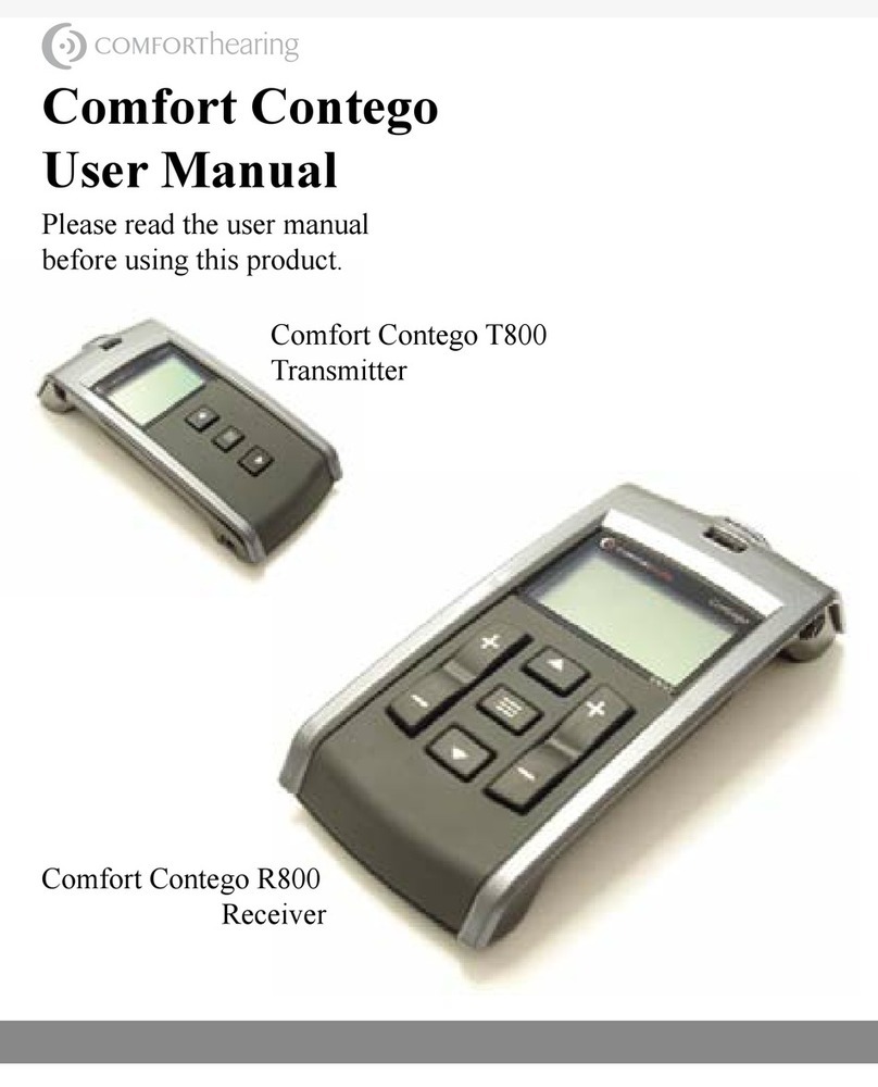 Comfort Contego T800 user manual