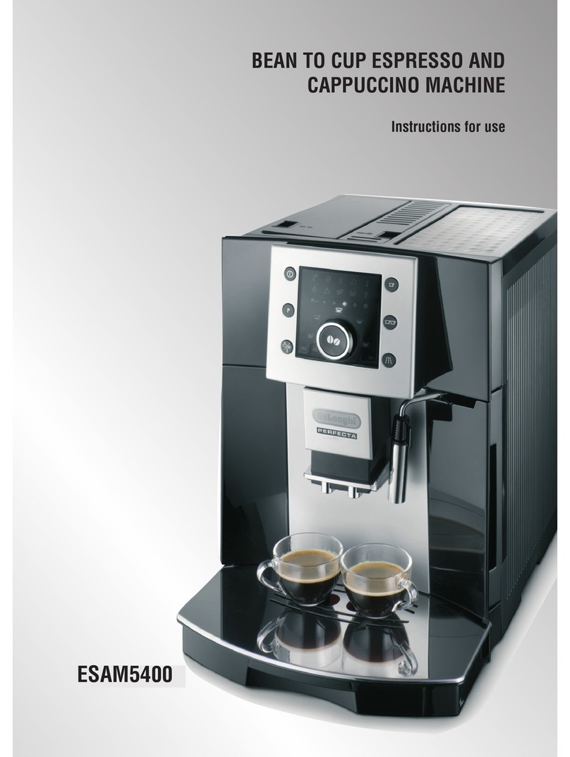 DeLonghi ESAM5400 Instructions for use