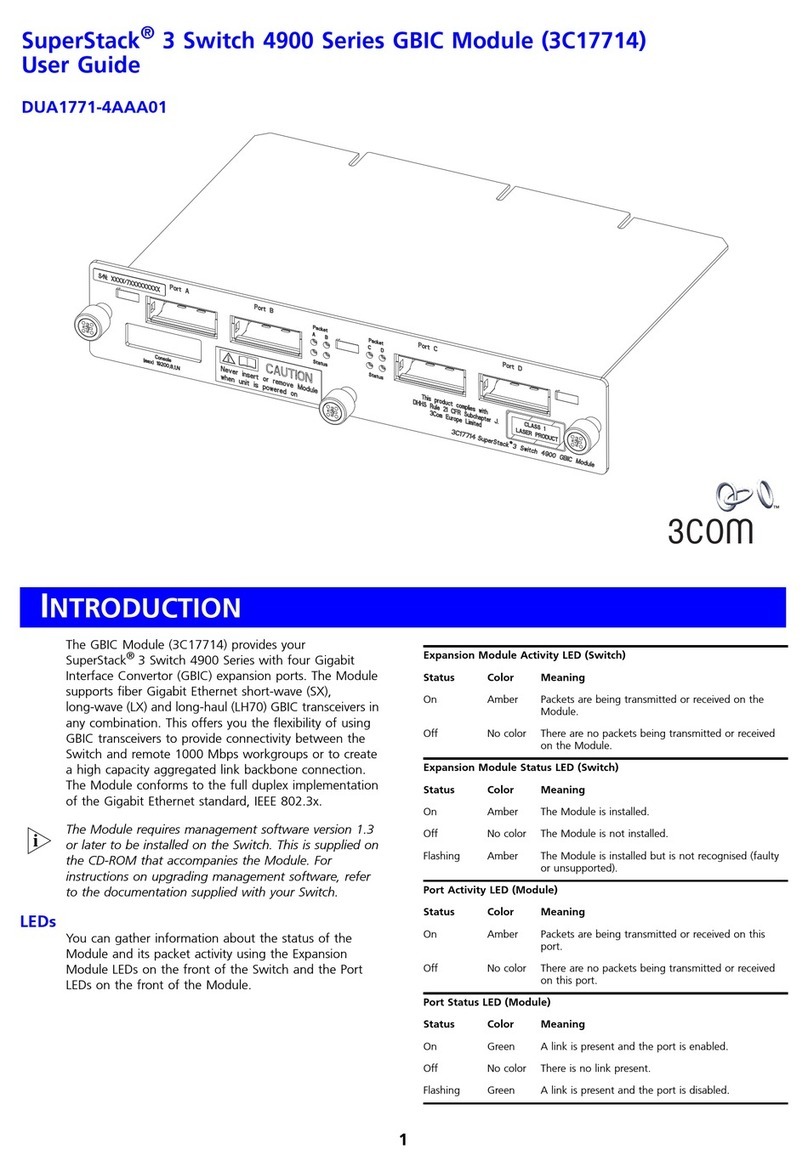 3Com SuperStack 3 4900 user guide