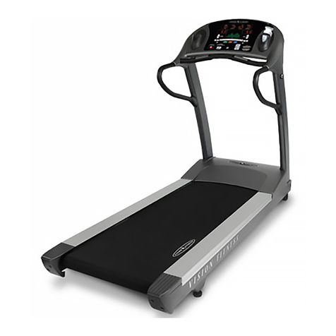 Vision Fitness T9800 Series owner's manual