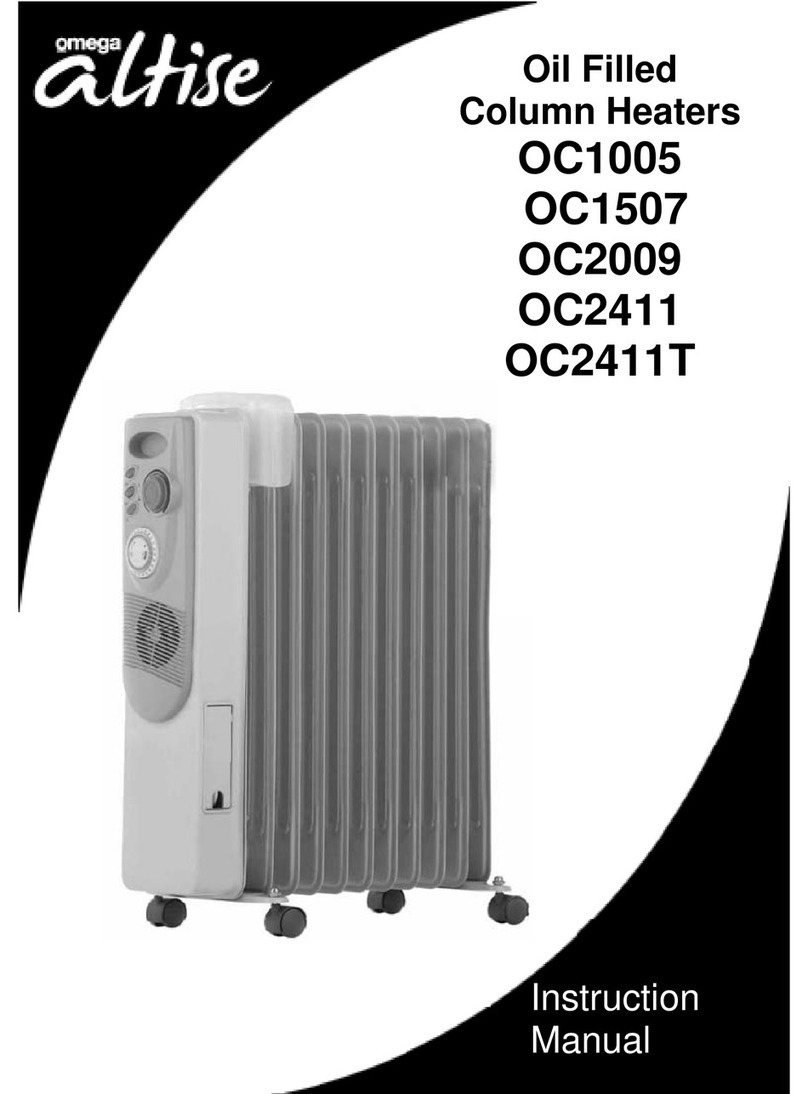 Omega Altise OC1005 instruction manual