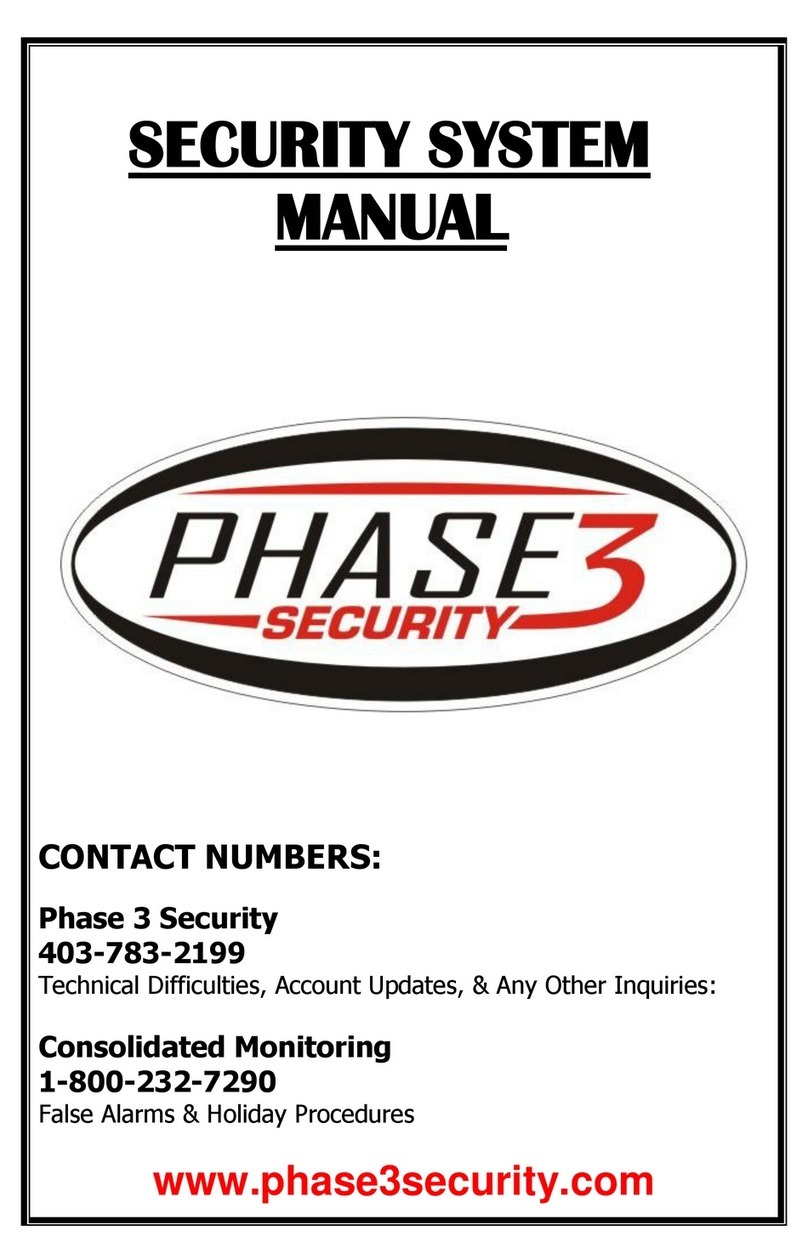 Phase3 SECURITY SYSTEM manual