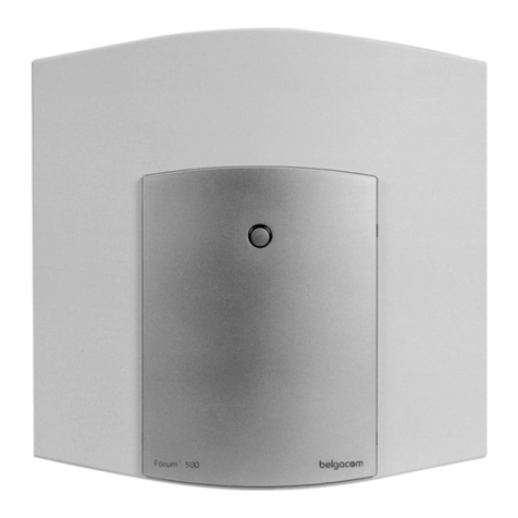 BELGACOM Forum 500 Mounting and commissioning manual