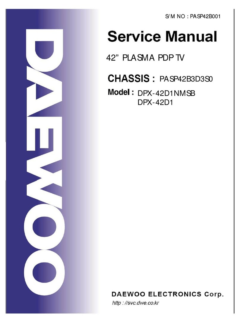Daewoo DPX-42D1NMSB User manual