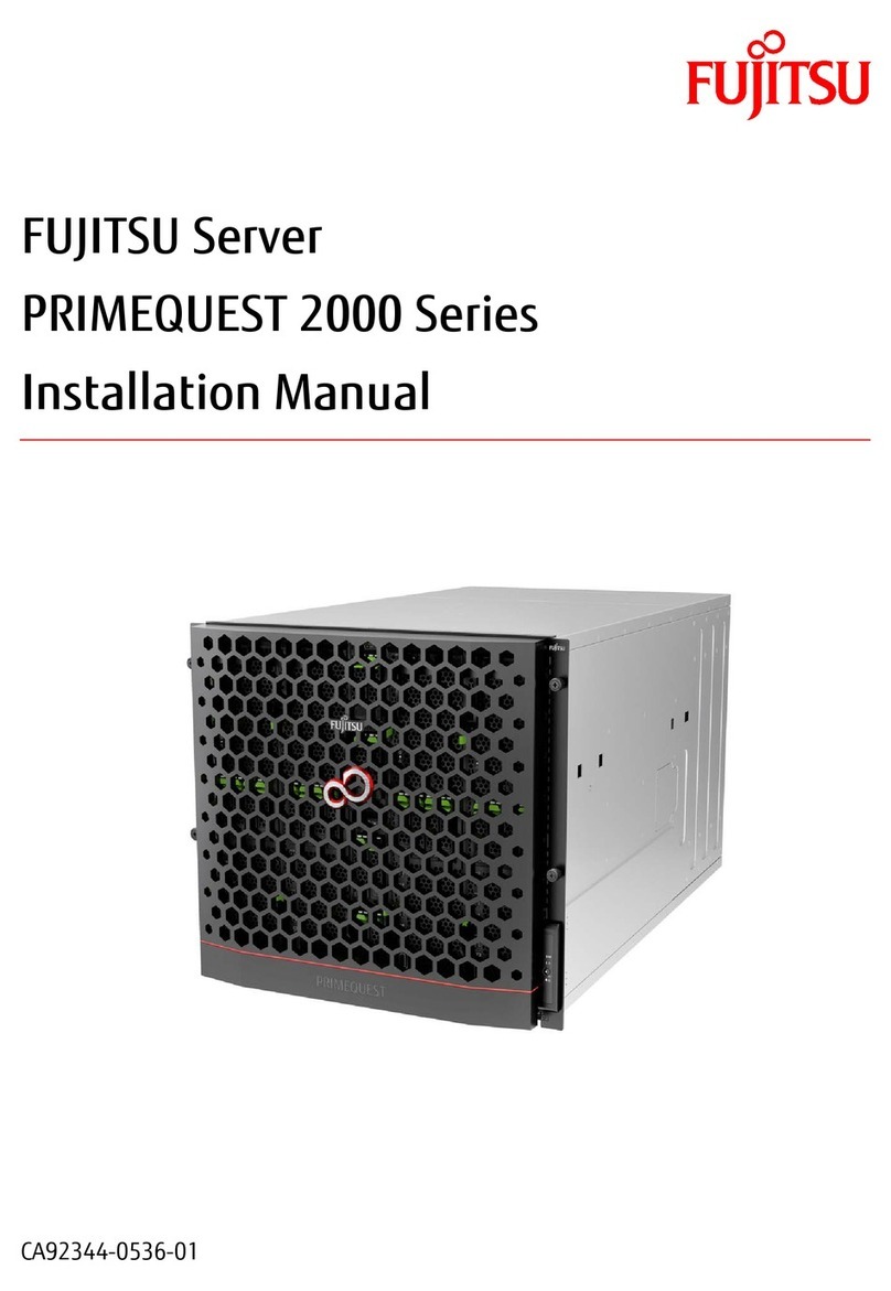 Fujitsu PRIMEQUEST 2000 Series User manual