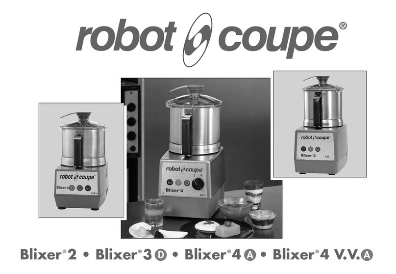 Robot Coupe Blixter 2 User manual