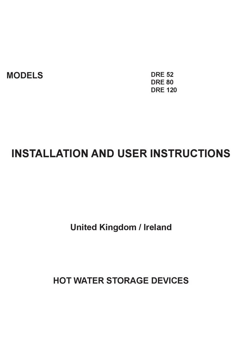 A.O. Smith DURA-Power DRE-52 Installation and user instructions