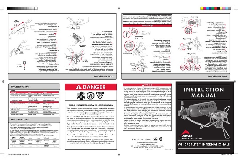 Cascade Whisperlite International instruction manual
