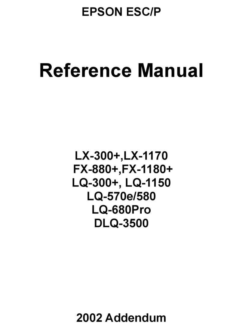 Epson LX-300+ User manual
