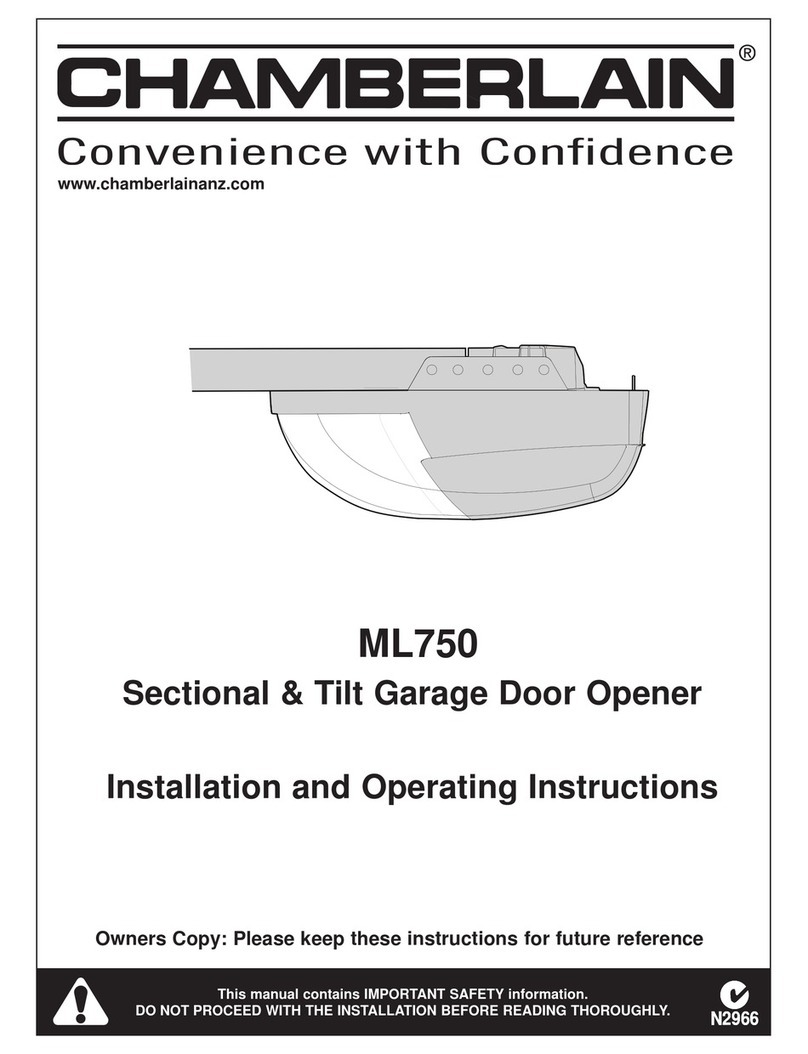 Chamberlain MotorLift ML750 User manual