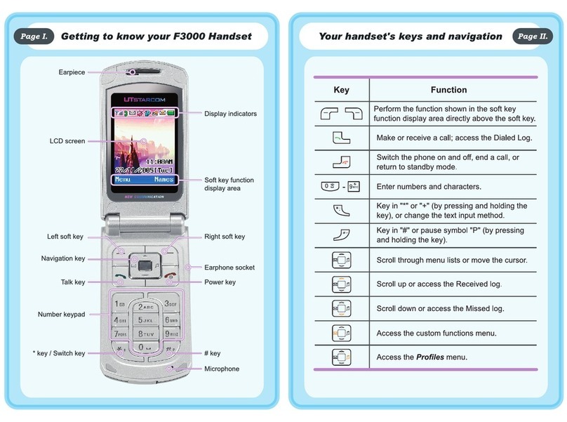 UTStarcom F3000 Assembly instructions