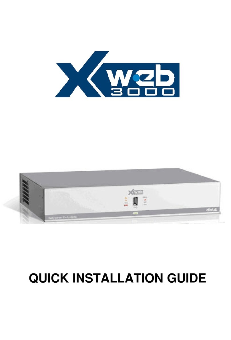 dixell XWEB3000 EVO User manual
