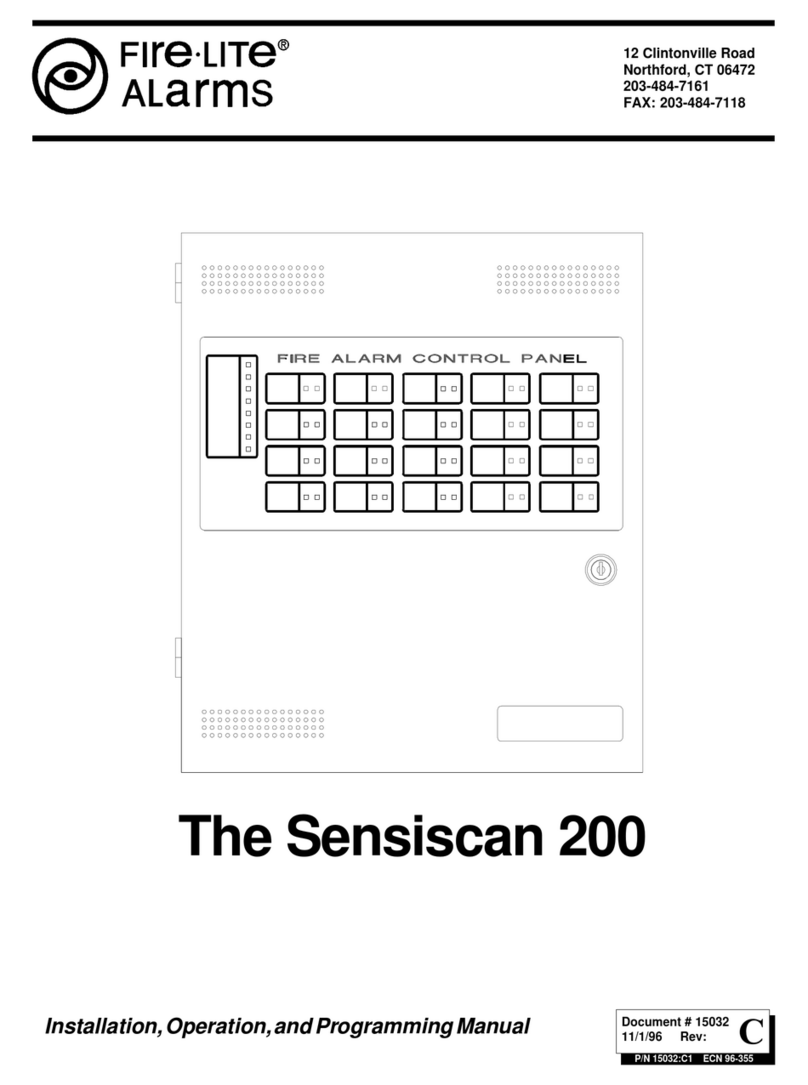 Fire-Lite The Sensiscan 200 Installation, operation, and programming manual
