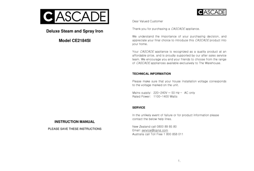 Cascade CE2184SI User manual