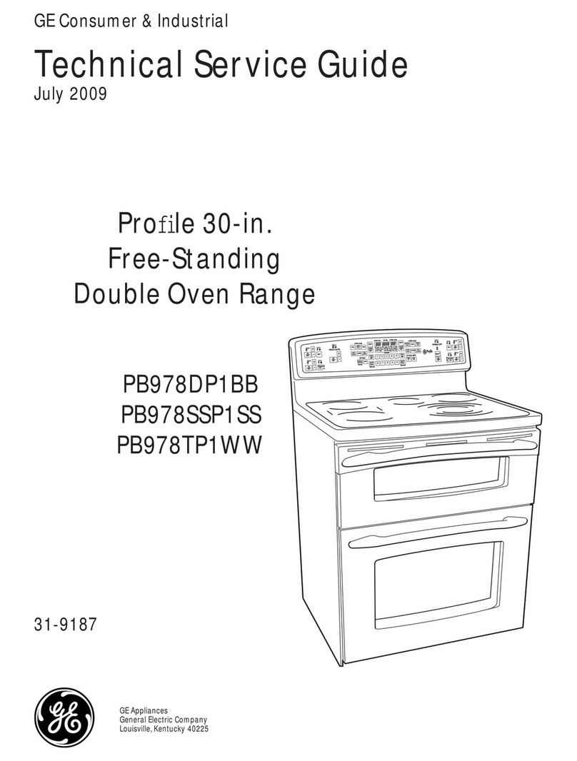 GE Consumer & Industrial PB978DP1BB Technical service guide