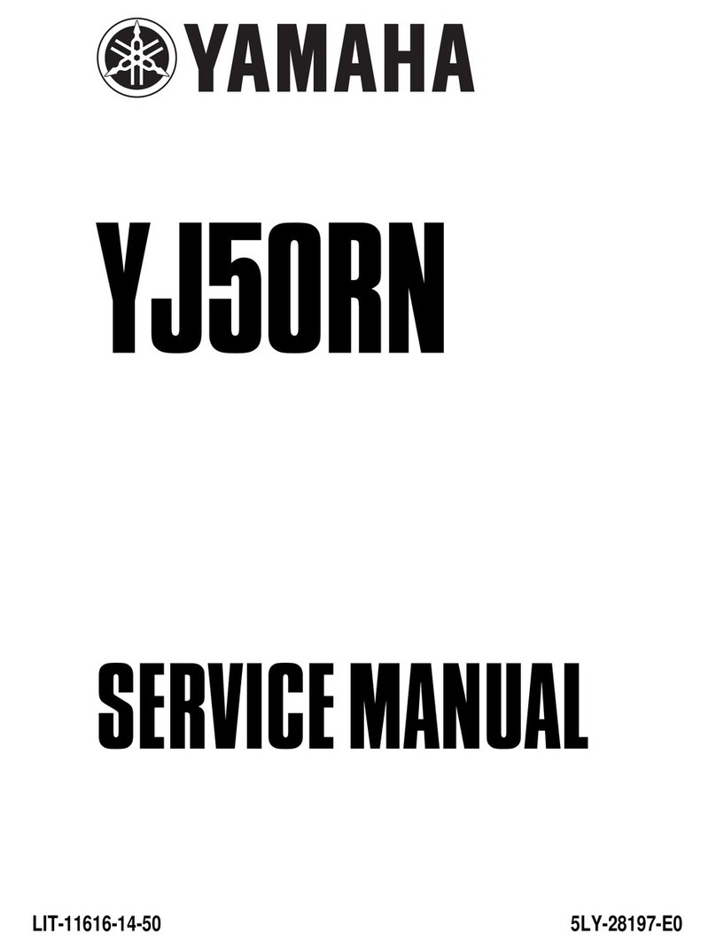 Yamaha Vino YJ50RN Service manual
