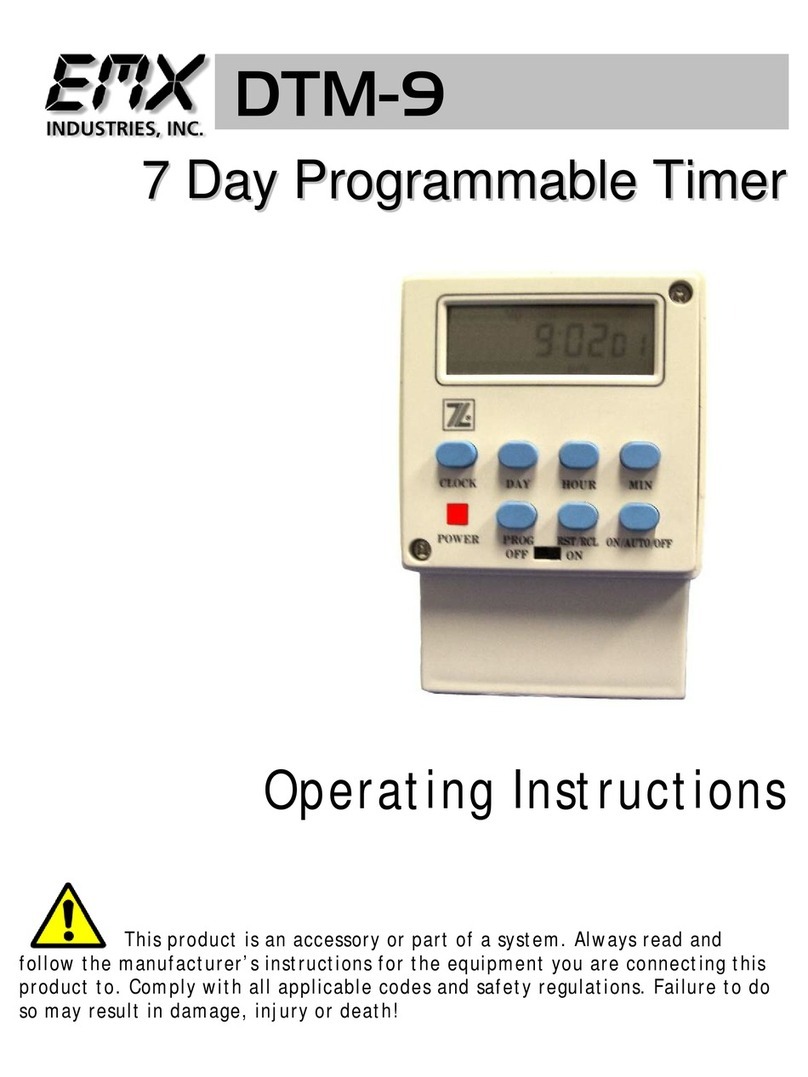 EMX DTM-9 operating instructions