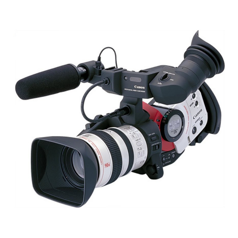 Canon XL 1 User manual Canon XL 1 User manual