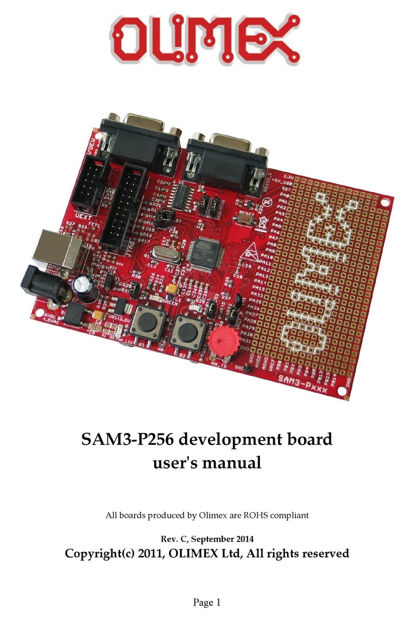 OLIMEX SAM3-P256 User manual OLIMEX SAM3-P256 User manual