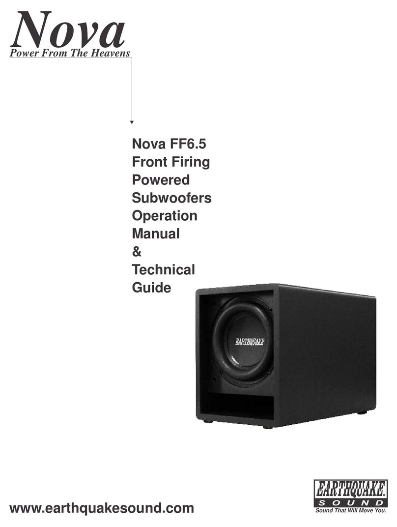 Nova Nova FF6.5 Operation manual