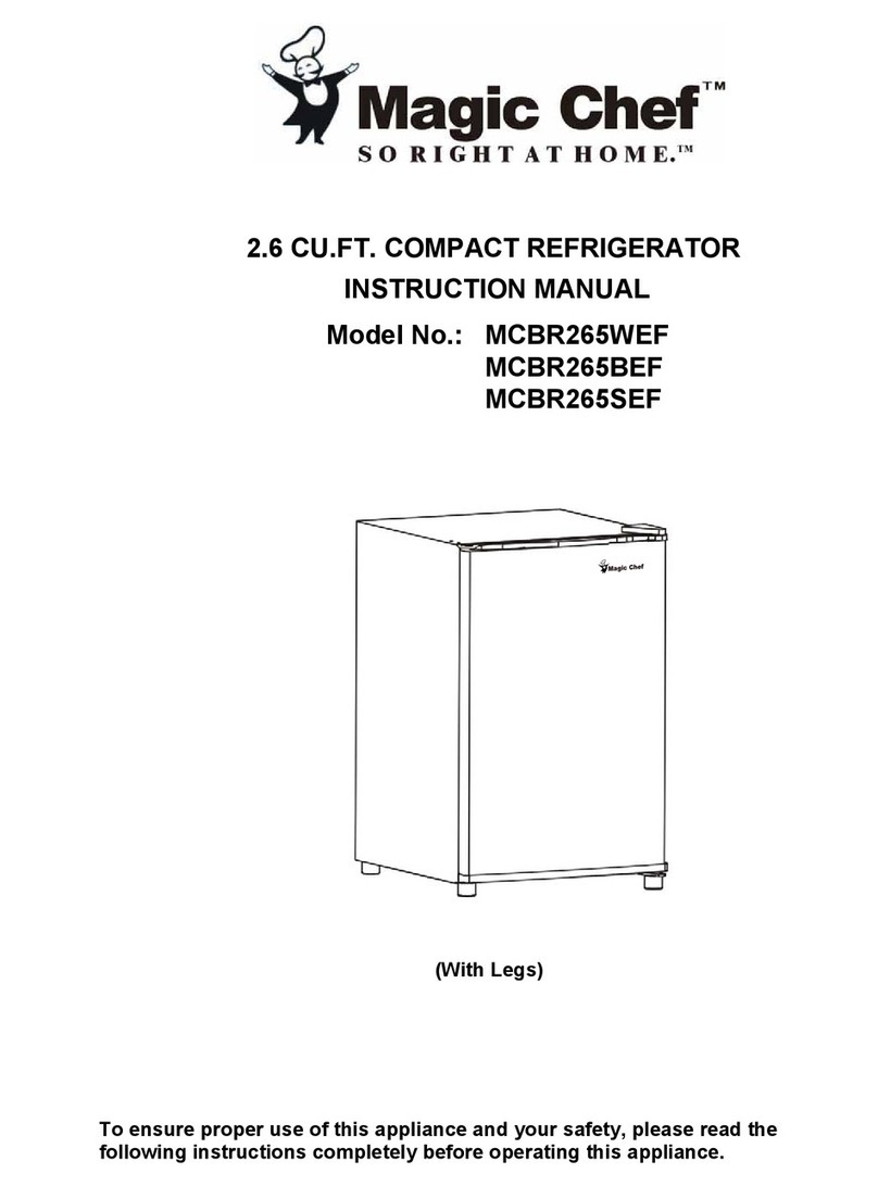Magic Chef MCBR265WEF User manual Magic Chef MCBR265WEF User manual