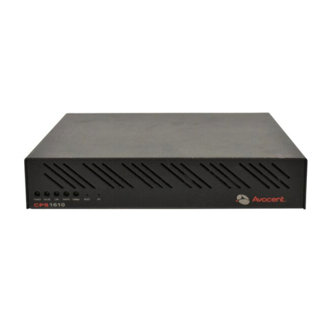 Avocent CPS810 Installer/user guide