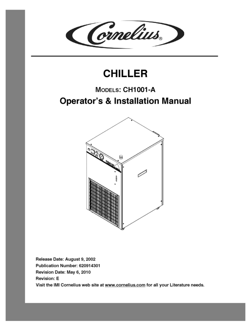 Cornelius CH1001-A installation manual Cornelius CH1001-A installation manual