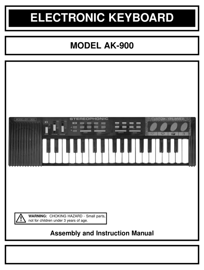 stereophonic AK-900 Assembly and instruction manual