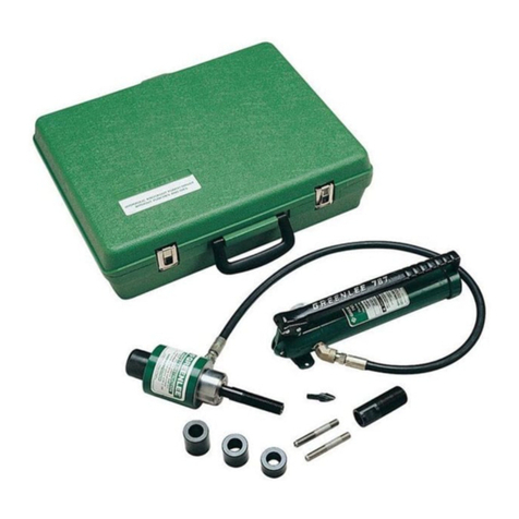 Greenlee 38456 instruction manual