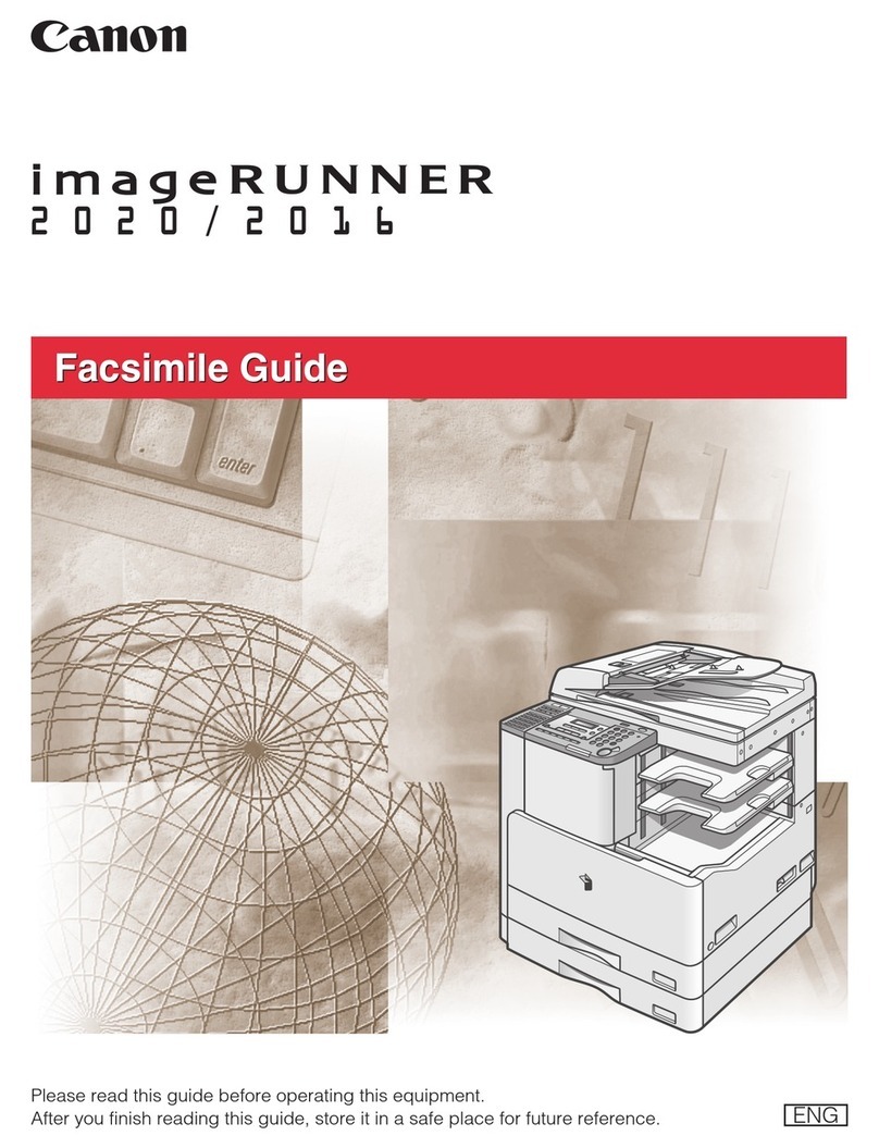 Canon IMAGERUNNER 2020 Facsimile guide