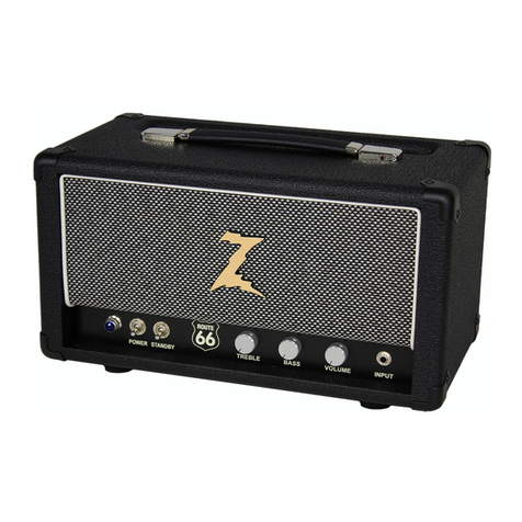 DR. Z Amplification Route 66 owner's manual DR. Z Amplification Route 66 owner's manual