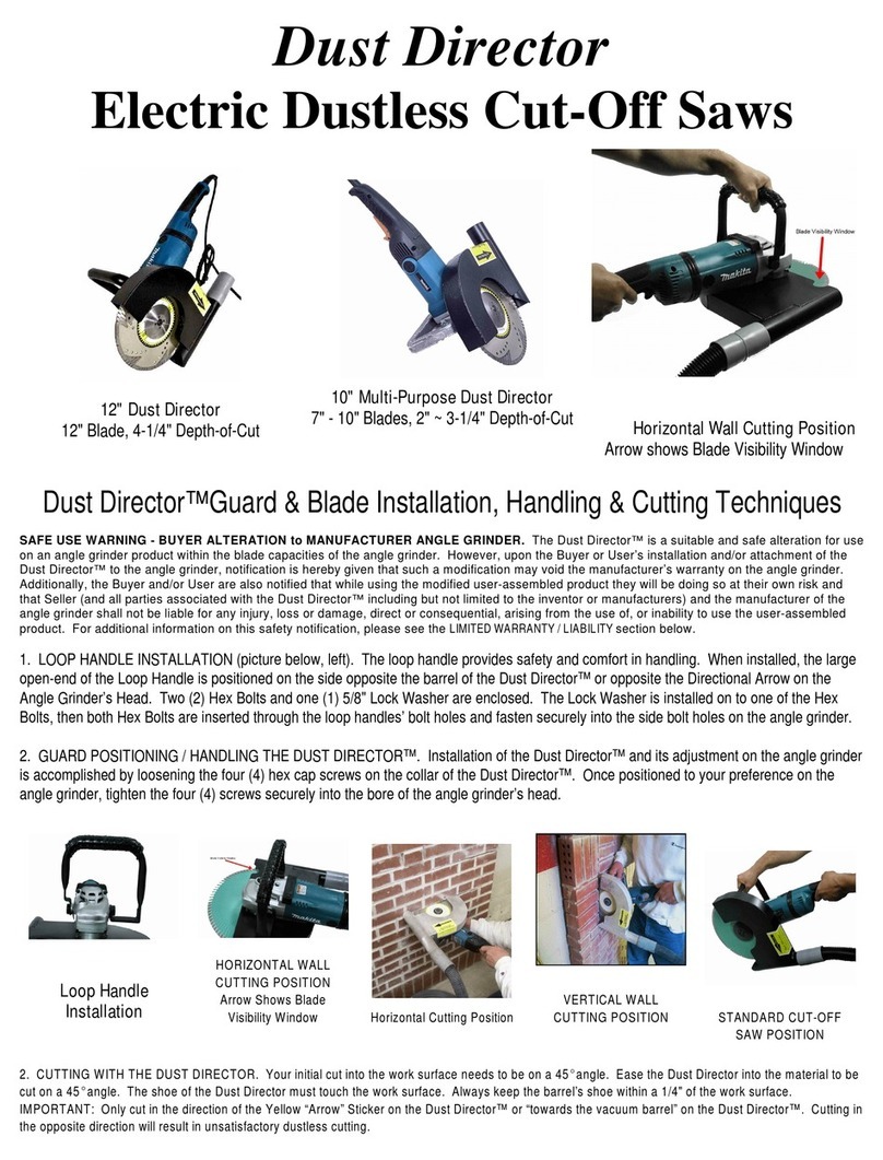 Dust Director DD10 Operating and installation