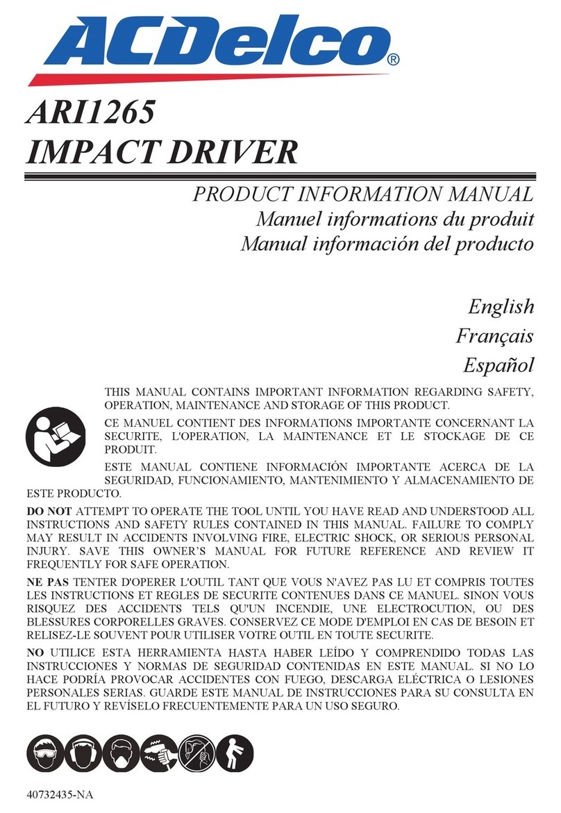 ACDelco ARI1265 Product information manual