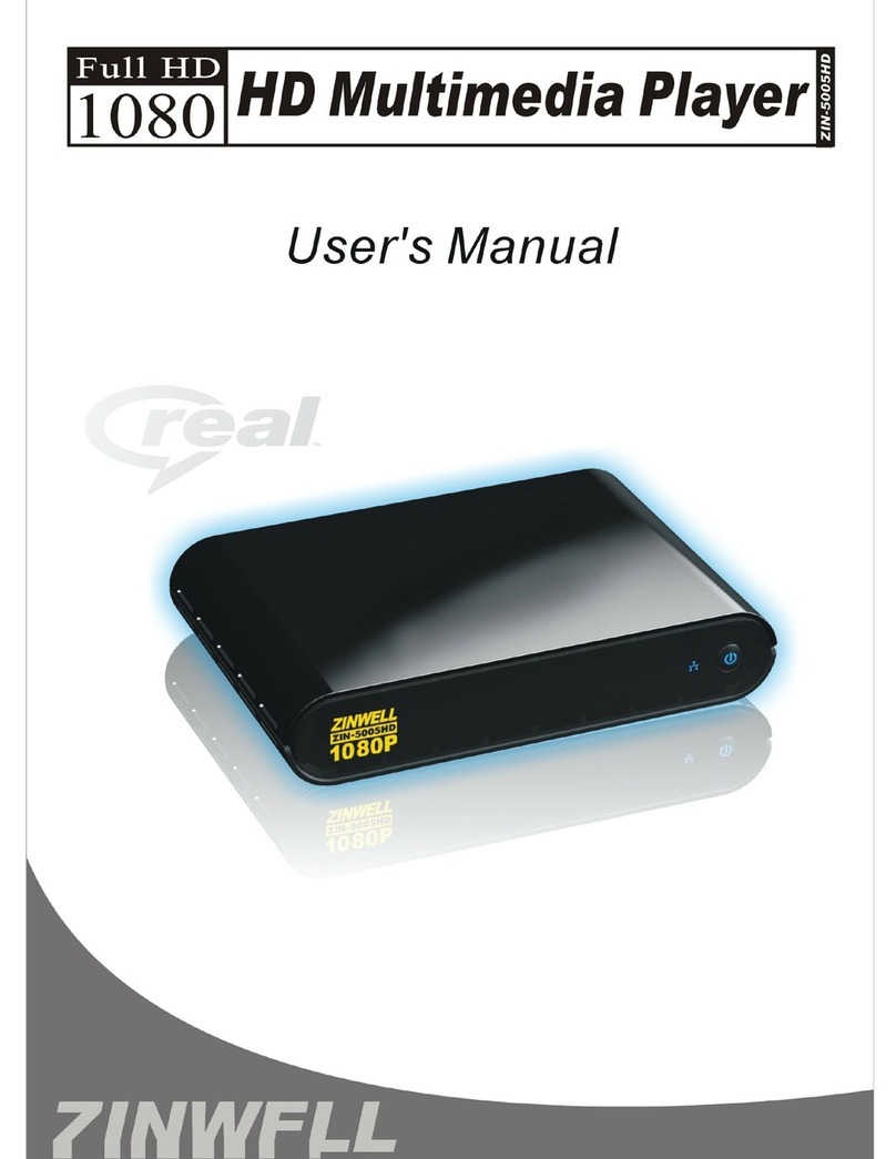 Zinwell ZIN-5005HD user manual