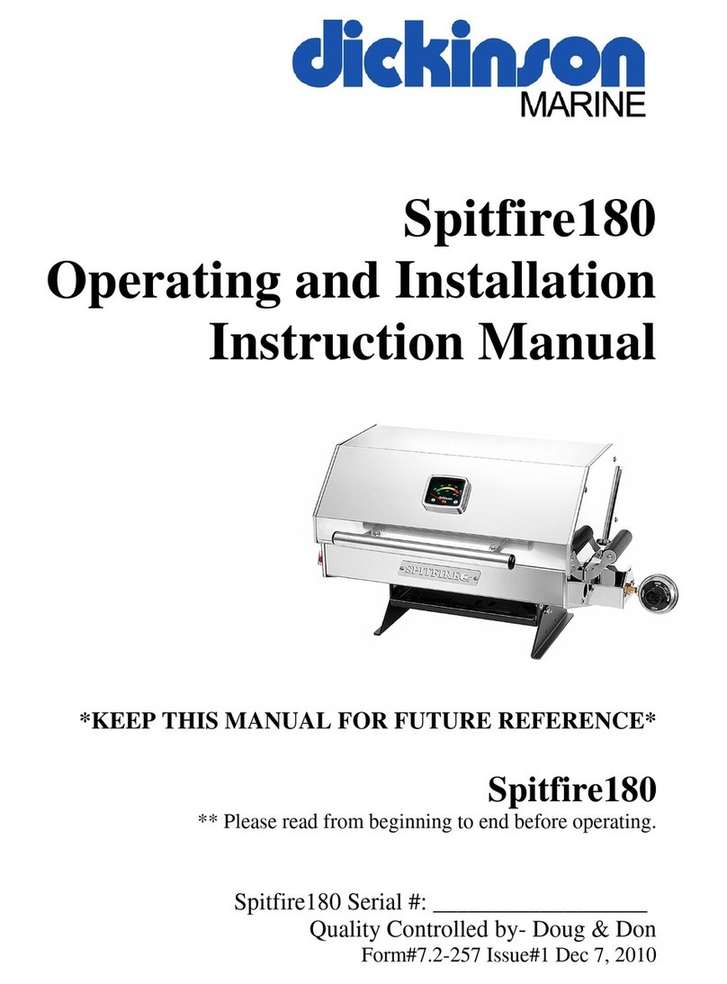Dickinson Spitfire180 Operating and installation instruction manual Dickinson Spitfire180 Operating and installation instruction manual