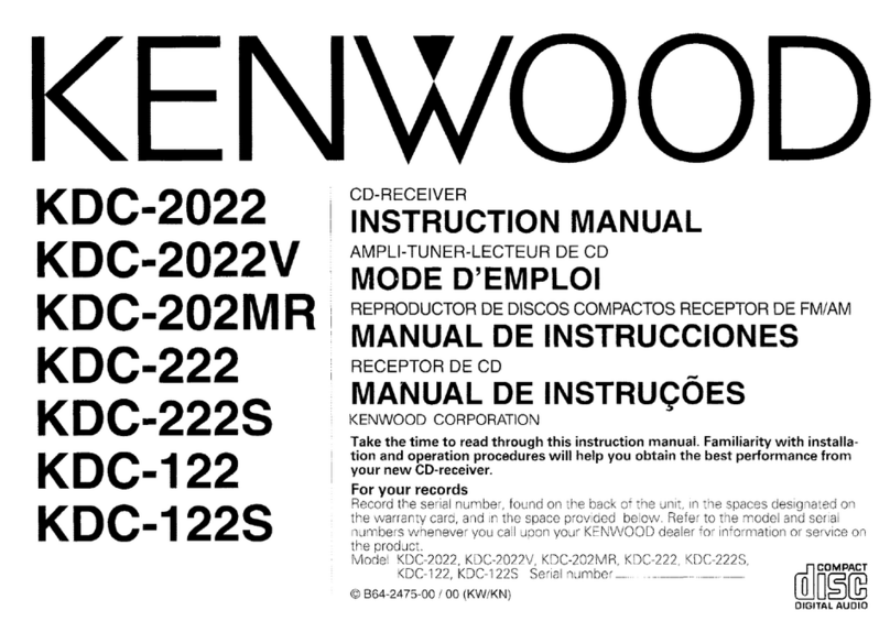 Kenwood KDC-2022 instruction manual