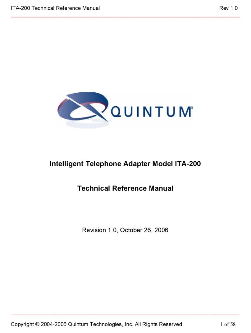 Quintum ITA-200 Technical reference manual