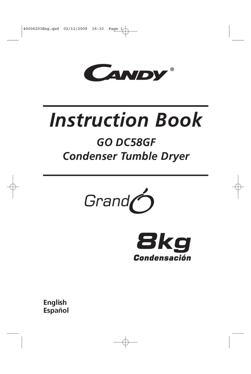 Candy GO DC58GF User manual