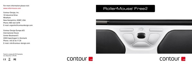 Contour Design RollerMouse Free2 manual