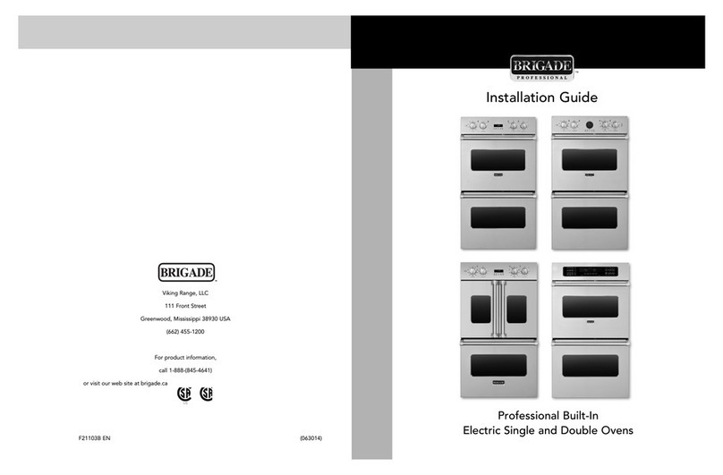 Brigade 27" Wide Single Oven User manual