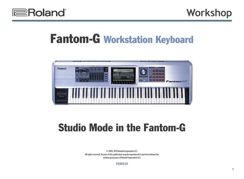 Roland Fantom-G none Instruction manual