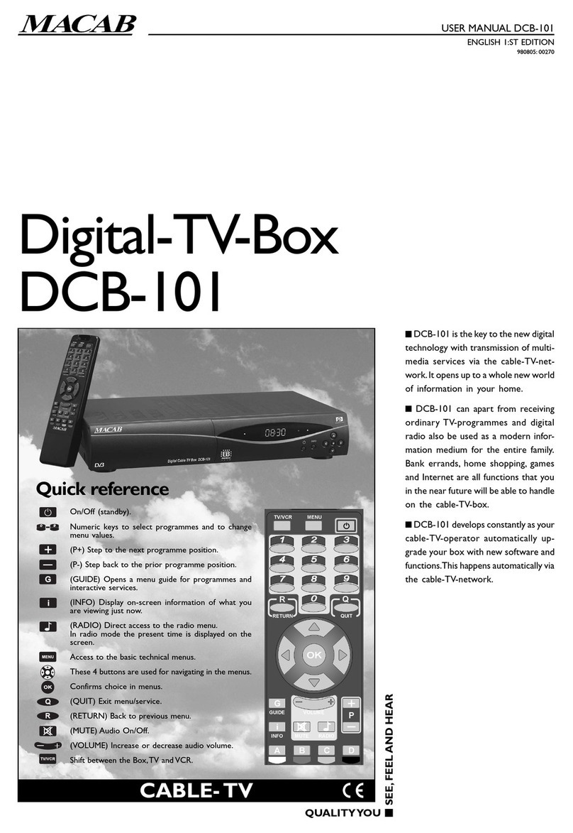 Macab DCB-101 user manual