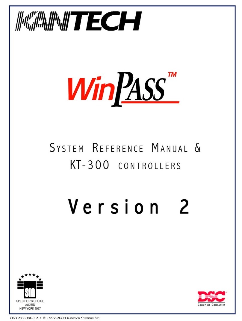 Kantech WinPass KT- 300 System reference manual